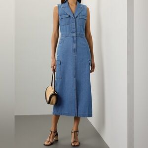 Sleeveless Denim Dress Marissa Webb
